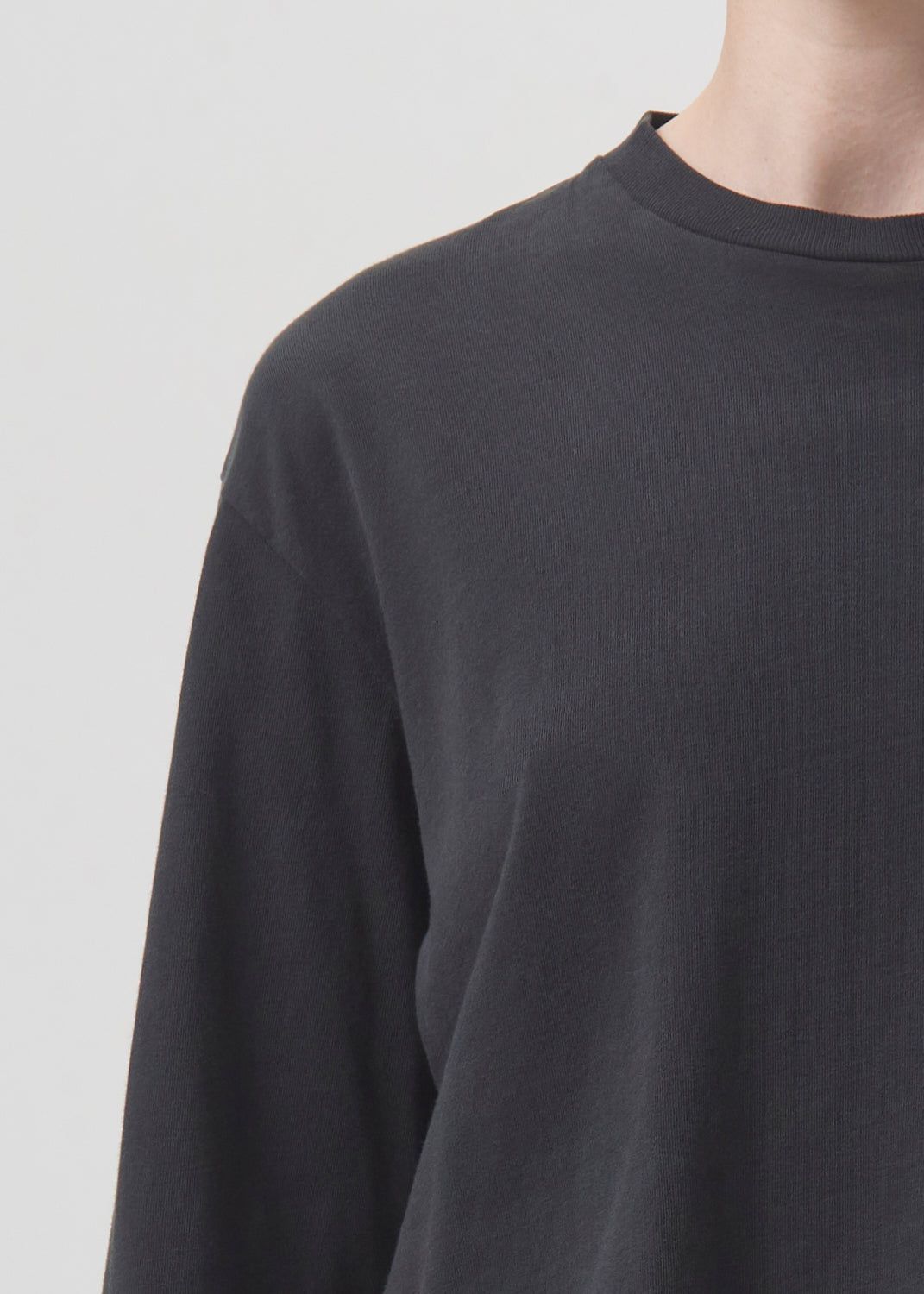 Mason Crop Tee in Marker sold by Agolde product image thumbnail 5
