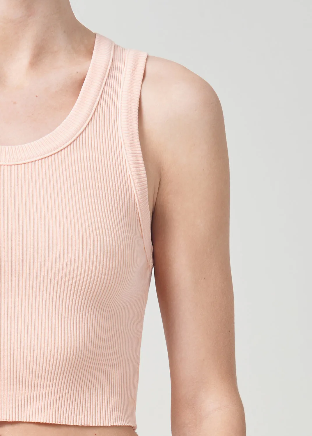 Cropped Poppy Tank in Sprinkle sold by Agolde product image thumbnail 5