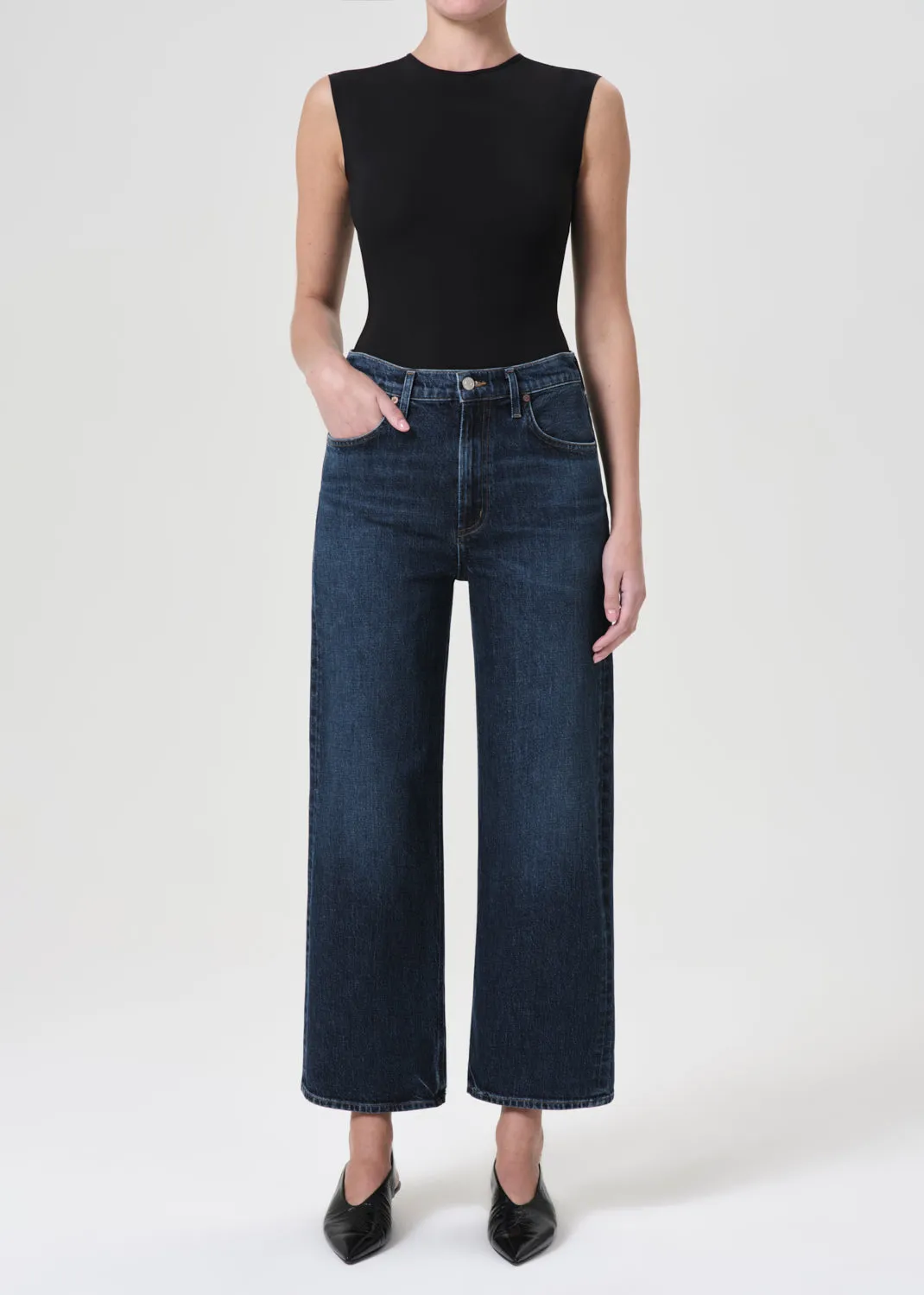Ren Jean (Comfort Stretch) in Echo sold by Agolde