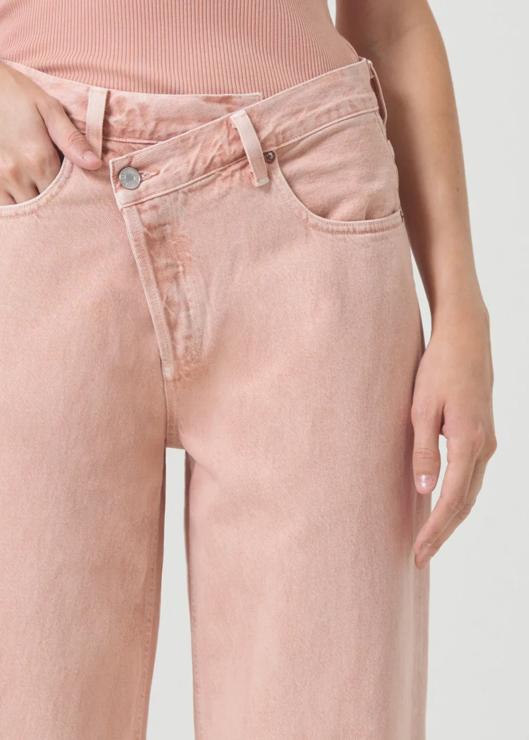 Criss Cross Upsized Jean in Pink Salt sold by Agolde product image thumbnail 5