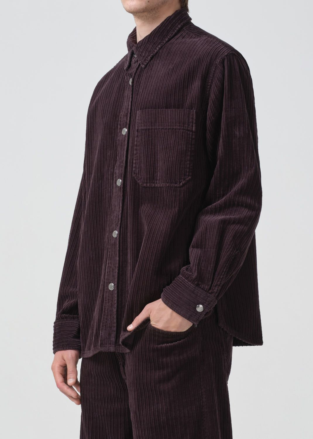 Odele Corduroy Shirt in Wig sold by Agolde product image thumbnail 5