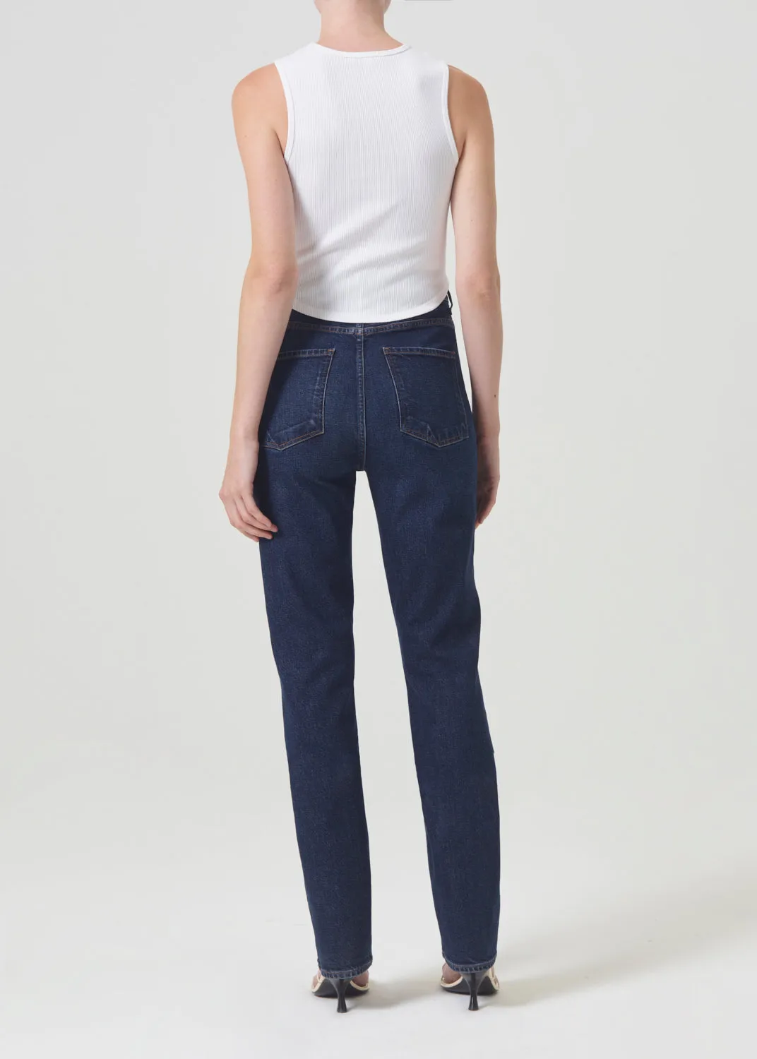 Freya High Rise Slim (Stretch) in Divided sold by Agolde product image thumbnail 2