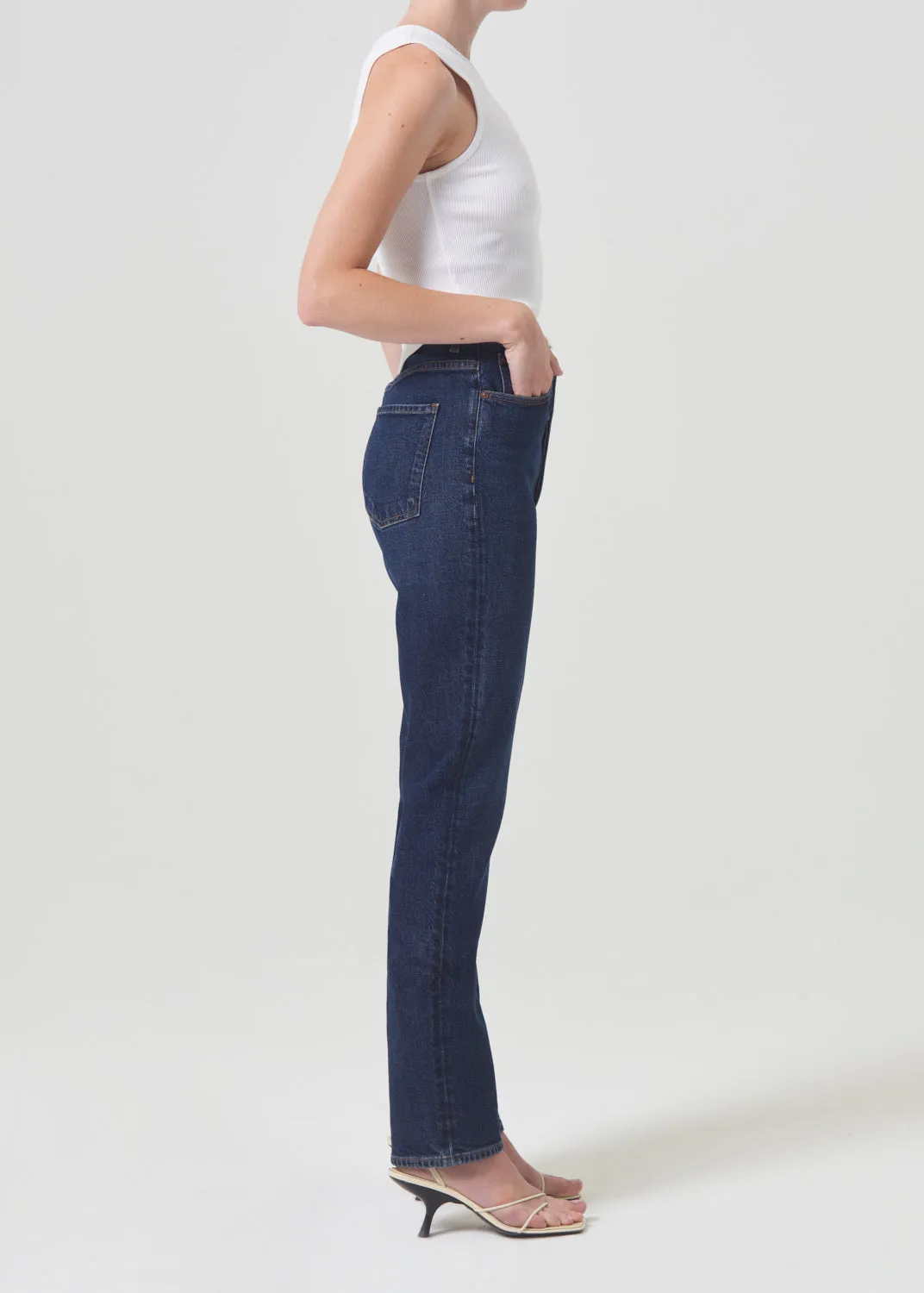 Freya High Rise Slim (Stretch) in Divided sold by Agolde product image thumbnail 3