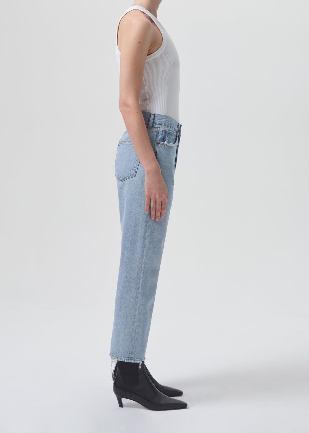 Bailey Tank in White sold by Agolde product image thumbnail 3