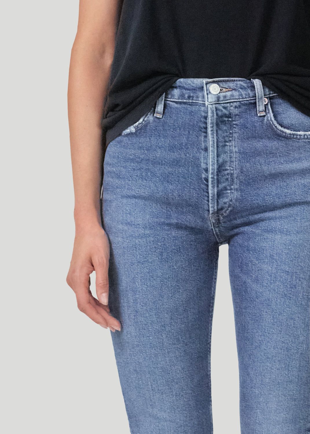 Nico High Rise Slim Fit (STRETCH) in Cycle sold by Agolde product image thumbnail 5