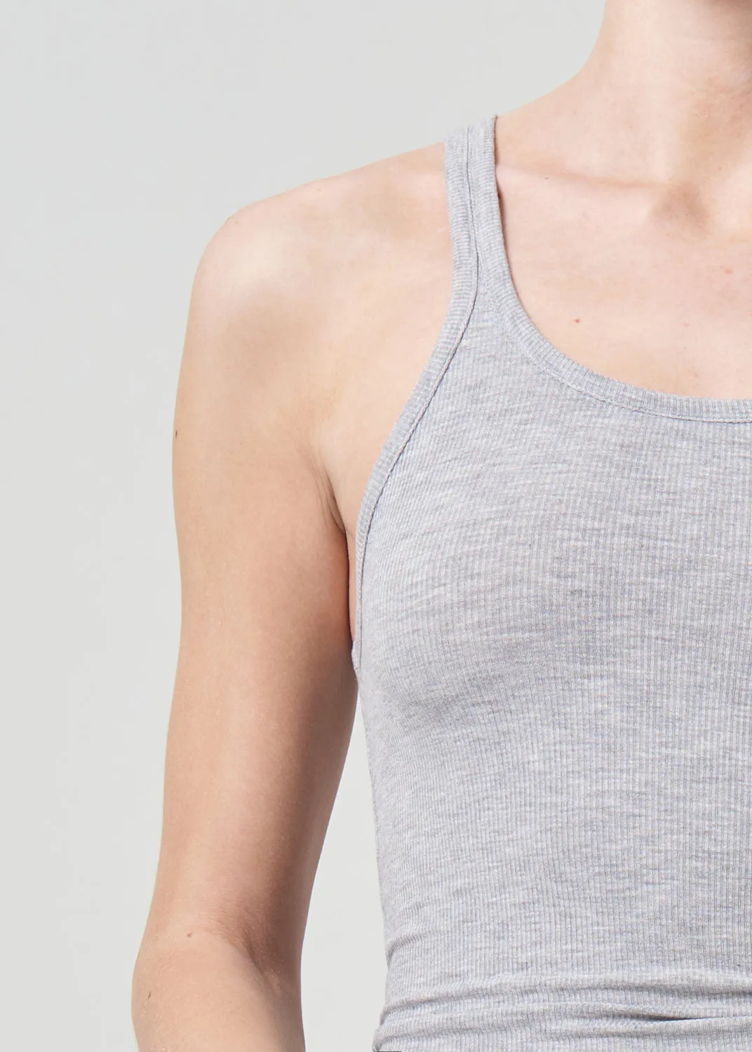 Zane Tank in Grey Heather sold by Agolde product image thumbnail 5
