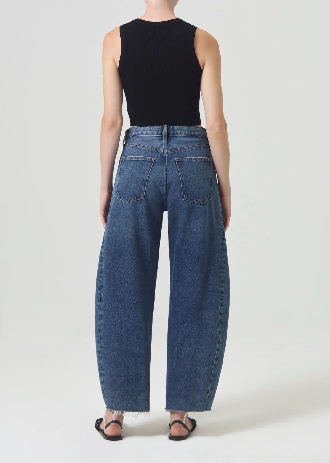 Cropped Poppy Tank in Black sold by Agolde product image thumbnail 3