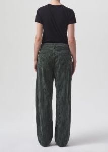 Low Slung Baggy Corduroy in Lawn sold by Agolde