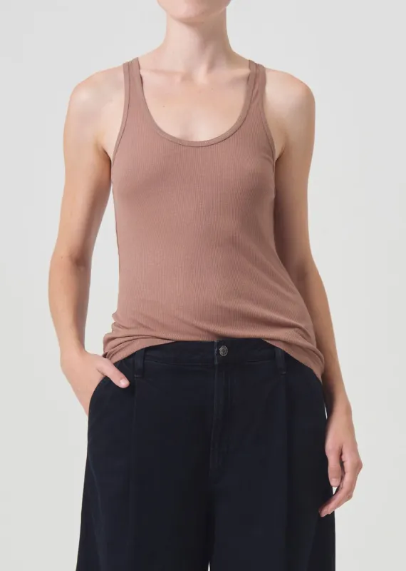 Karla Tank in Moth sold by Agolde