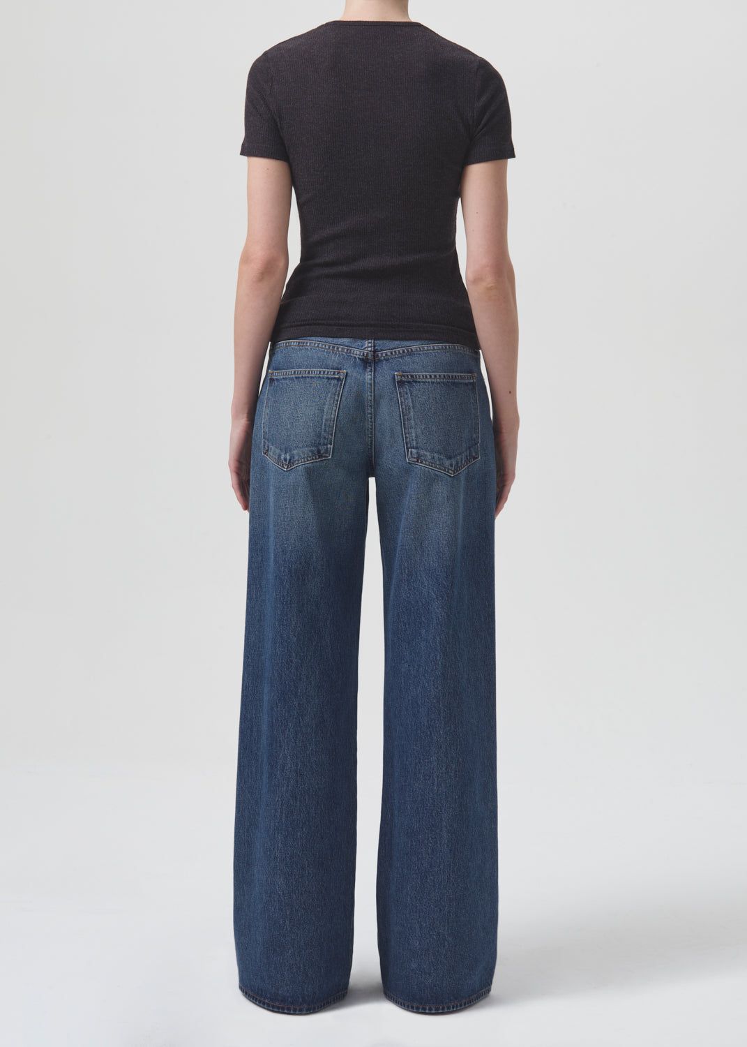 Harri Shrunken Tee in Pasha sold by Agolde product image thumbnail 2