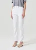 Riley Long High Rise Straight (Stretch) in Sour Cream sold by Agolde