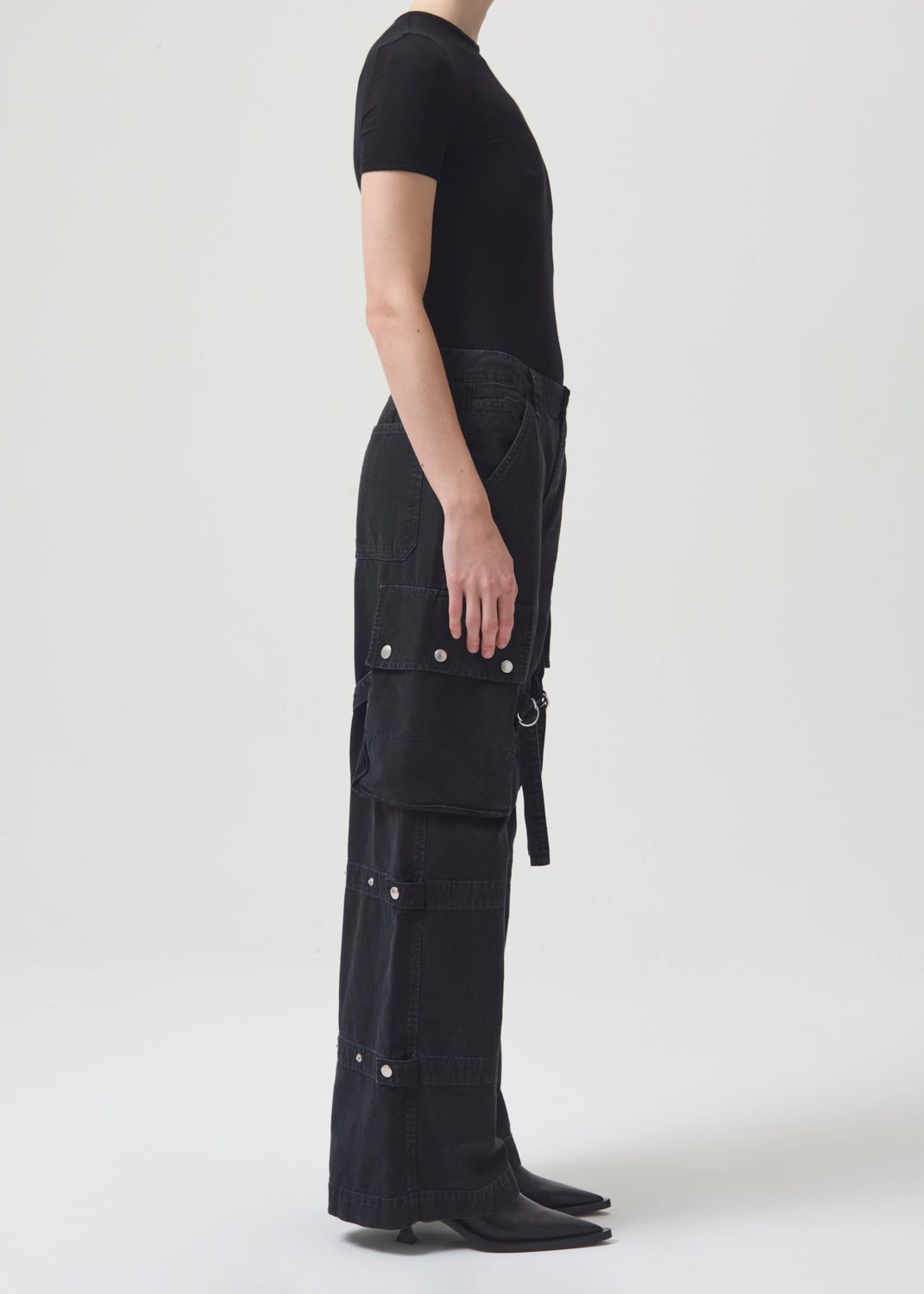 Vivian Strap Pant in Oil sold by Agolde product image thumbnail 3