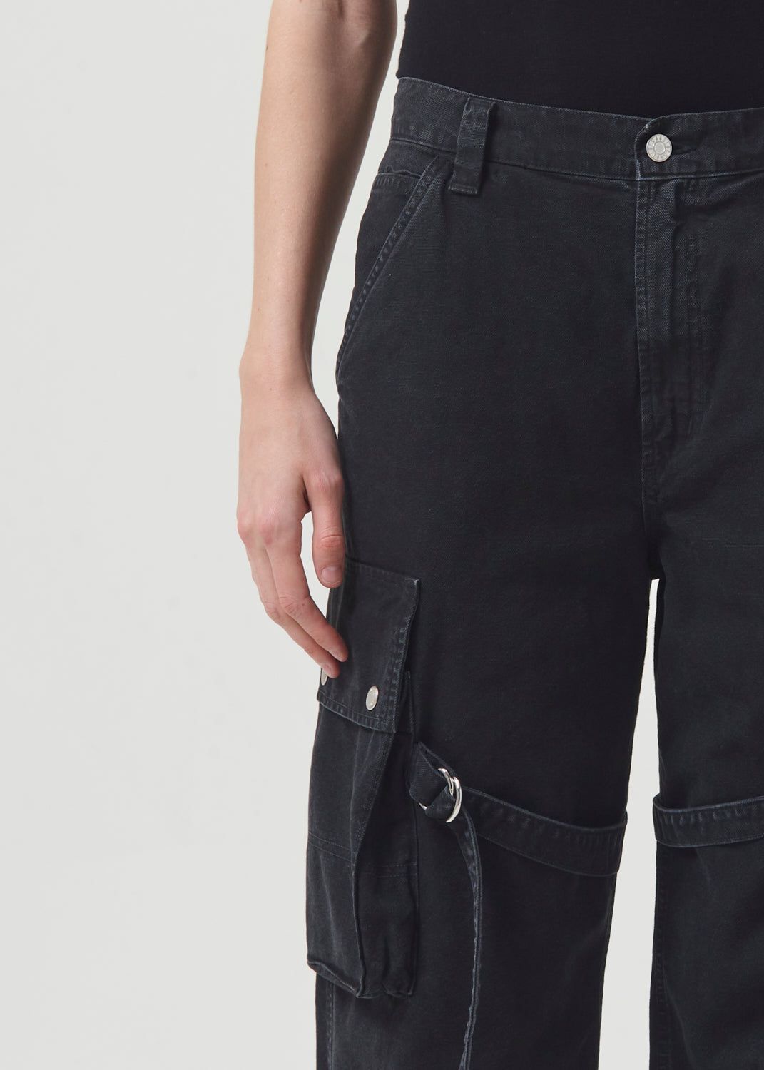 Vivian Strap Pant in Oil sold by Agolde product image thumbnail 5
