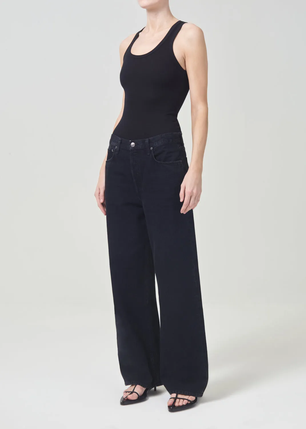 Maria Bodysuit in Black sold by Agolde product image thumbnail 4