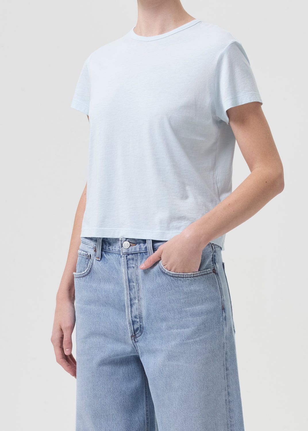 Drew Tee in Wolf Eye sold by Agolde product image thumbnail 4