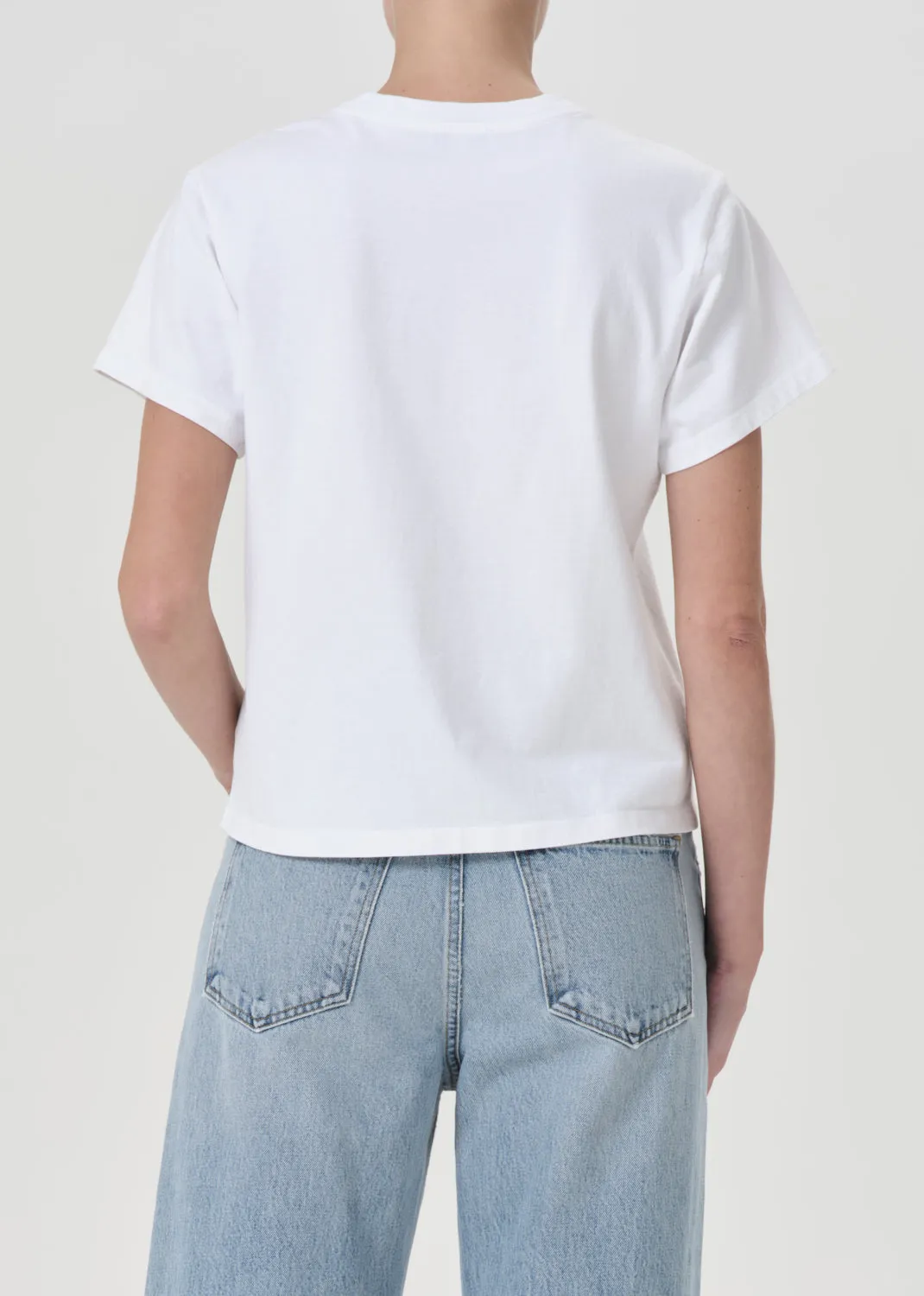 Jones T-Shirt in White sold by Agolde product image thumbnail 2
