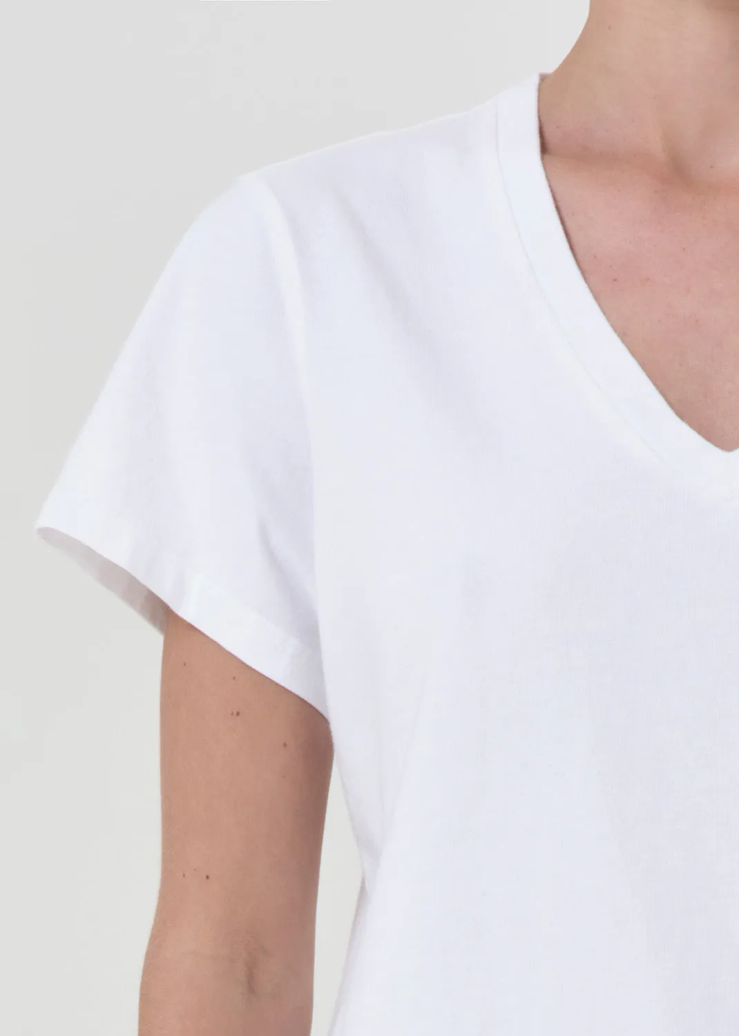 Jones T-Shirt in White sold by Agolde product image thumbnail 5