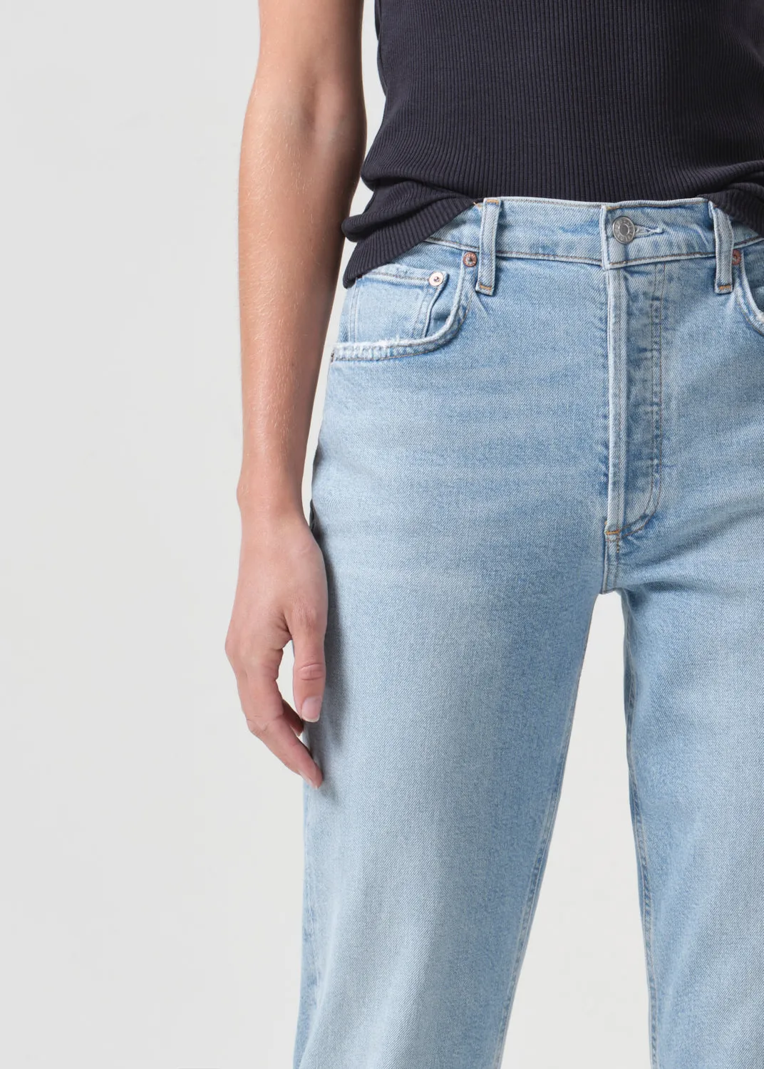 Riley Long High Rise Straight (Stretch) in Issue sold by Agolde product image thumbnail 5