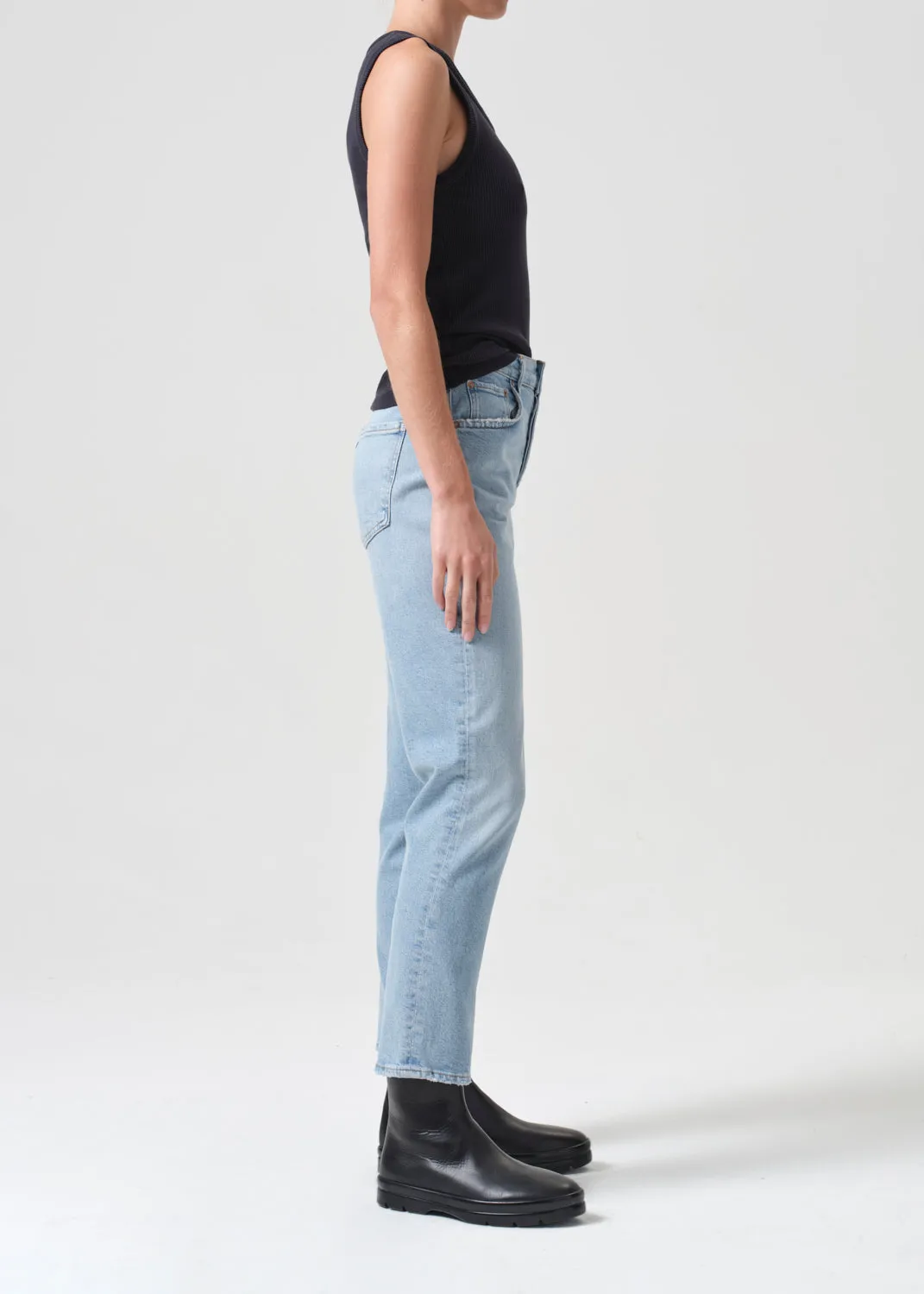 Riley Long High Rise Straight (Stretch) in Issue sold by Agolde product image thumbnail 3