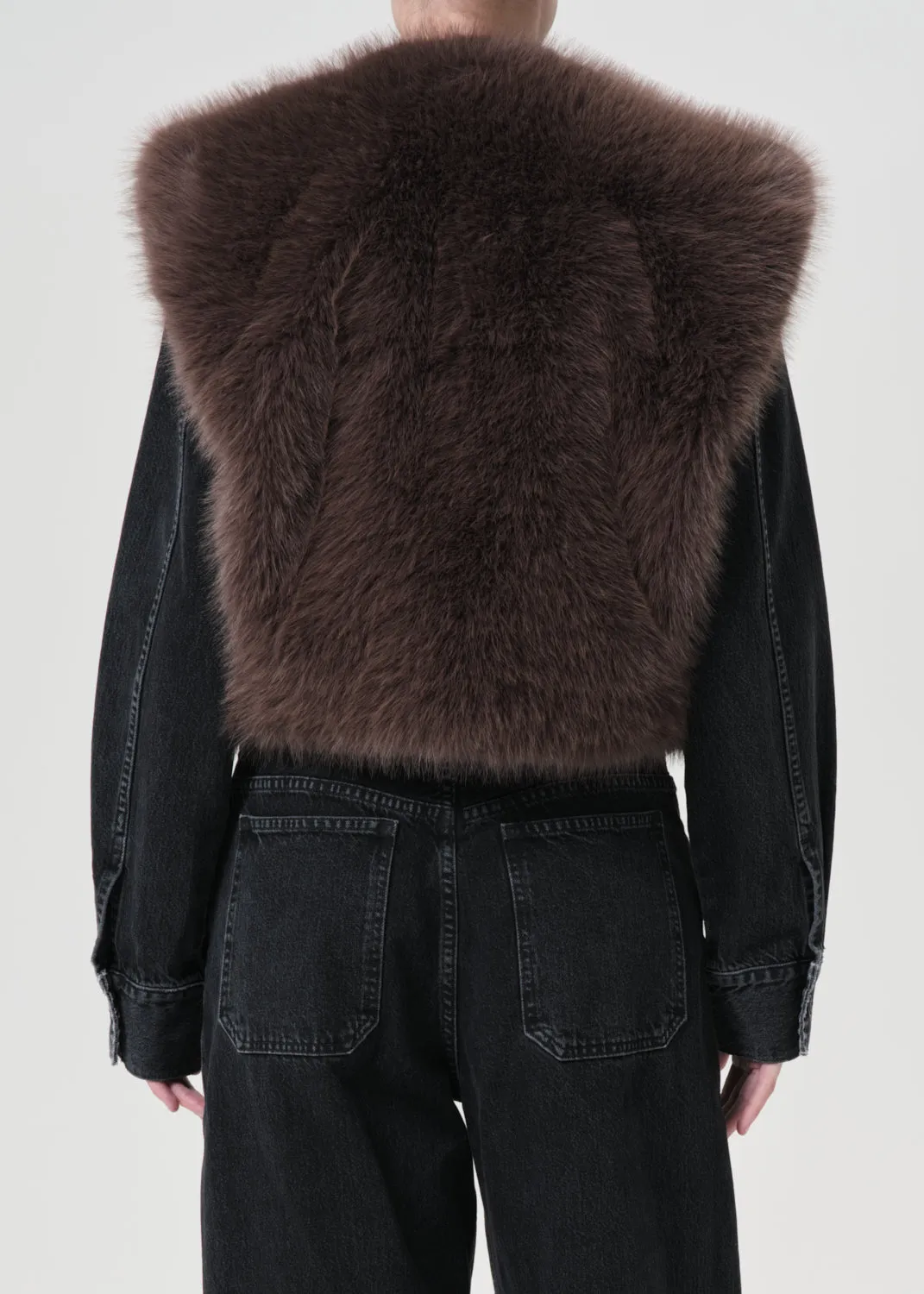 Shoreditch Ski Club x AGOLDE Fara Gilet in Paloma sold by Agolde product image thumbnail 2