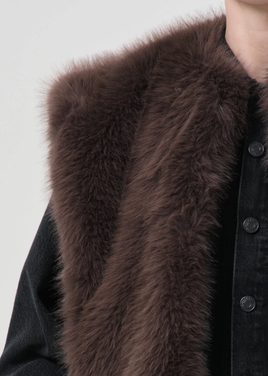 Shoreditch Ski Club x AGOLDE Fara Gilet in Paloma sold by Agolde product image thumbnail 4