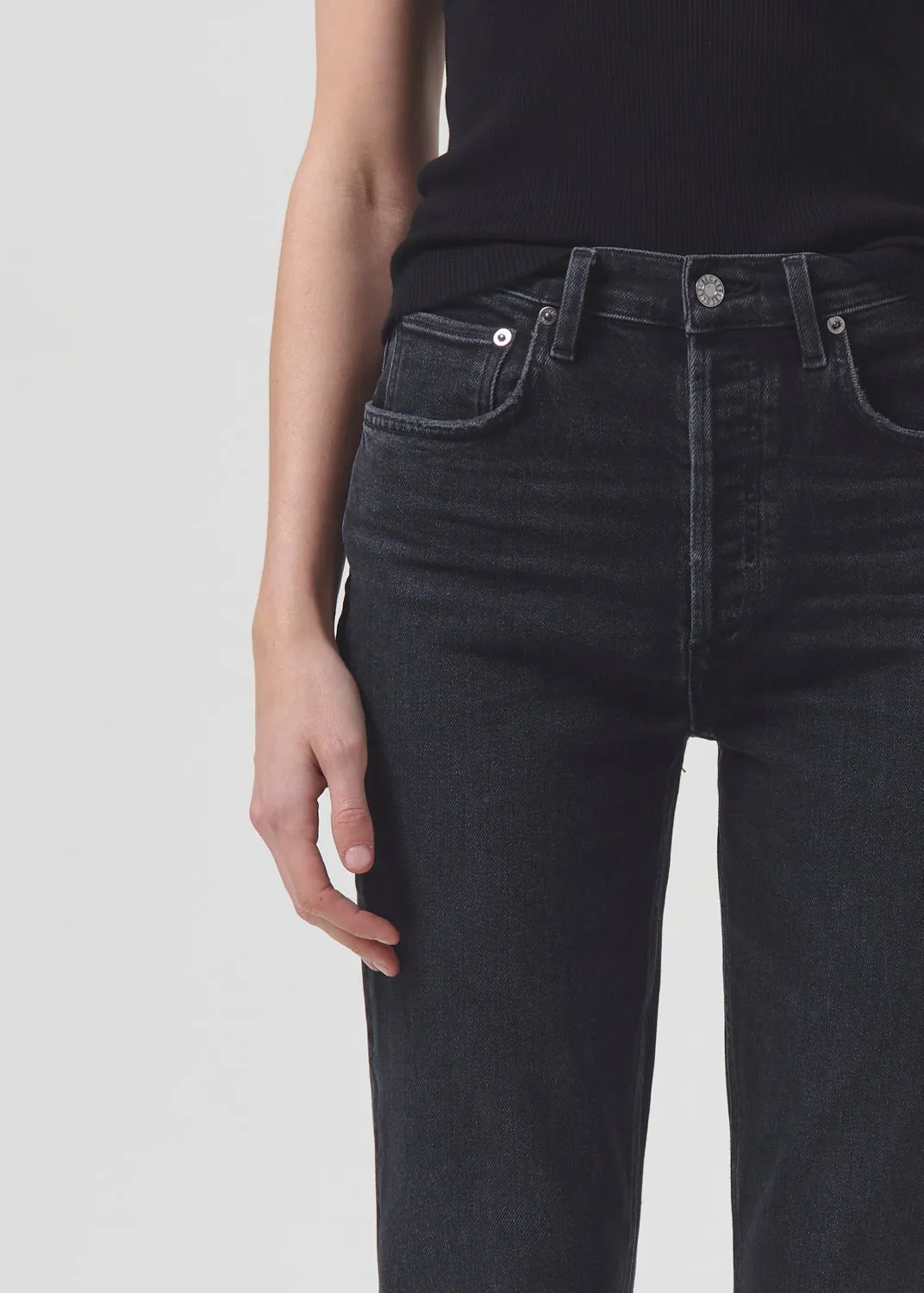 Riley High Rise Straight Crop (STRETCH) in Panoramic sold by Agolde product image thumbnail 5