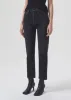 Riley High Rise Straight Crop (STRETCH) in Panoramic sold by Agolde