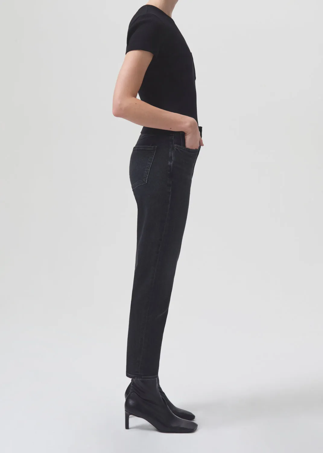 Riley High Rise Straight Crop (STRETCH) in Panoramic sold by Agolde product image thumbnail 3