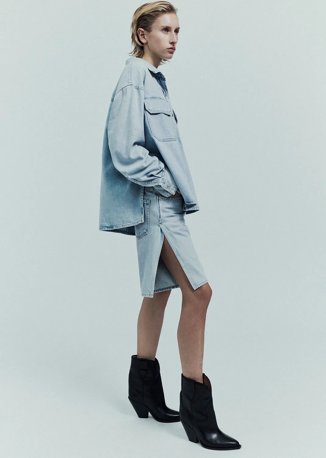 Vida High Rise Short in Fragment sold by Agolde product image thumbnail 2