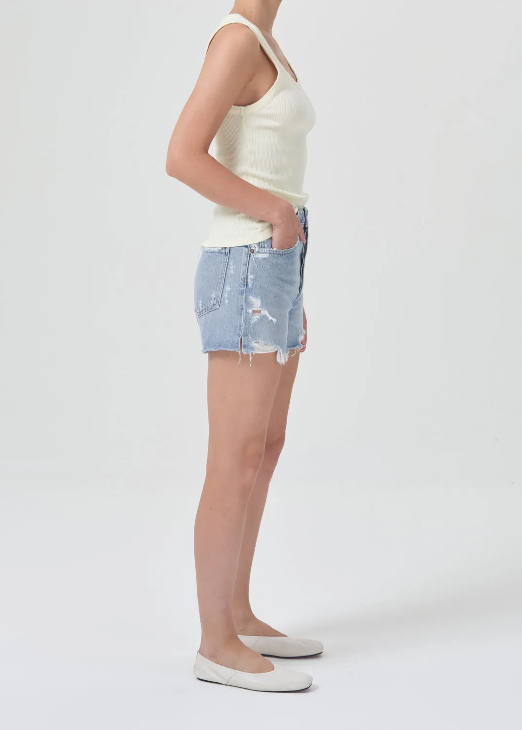 Dee Vintage High Rise Short in Muse sold by Agolde product image thumbnail 3