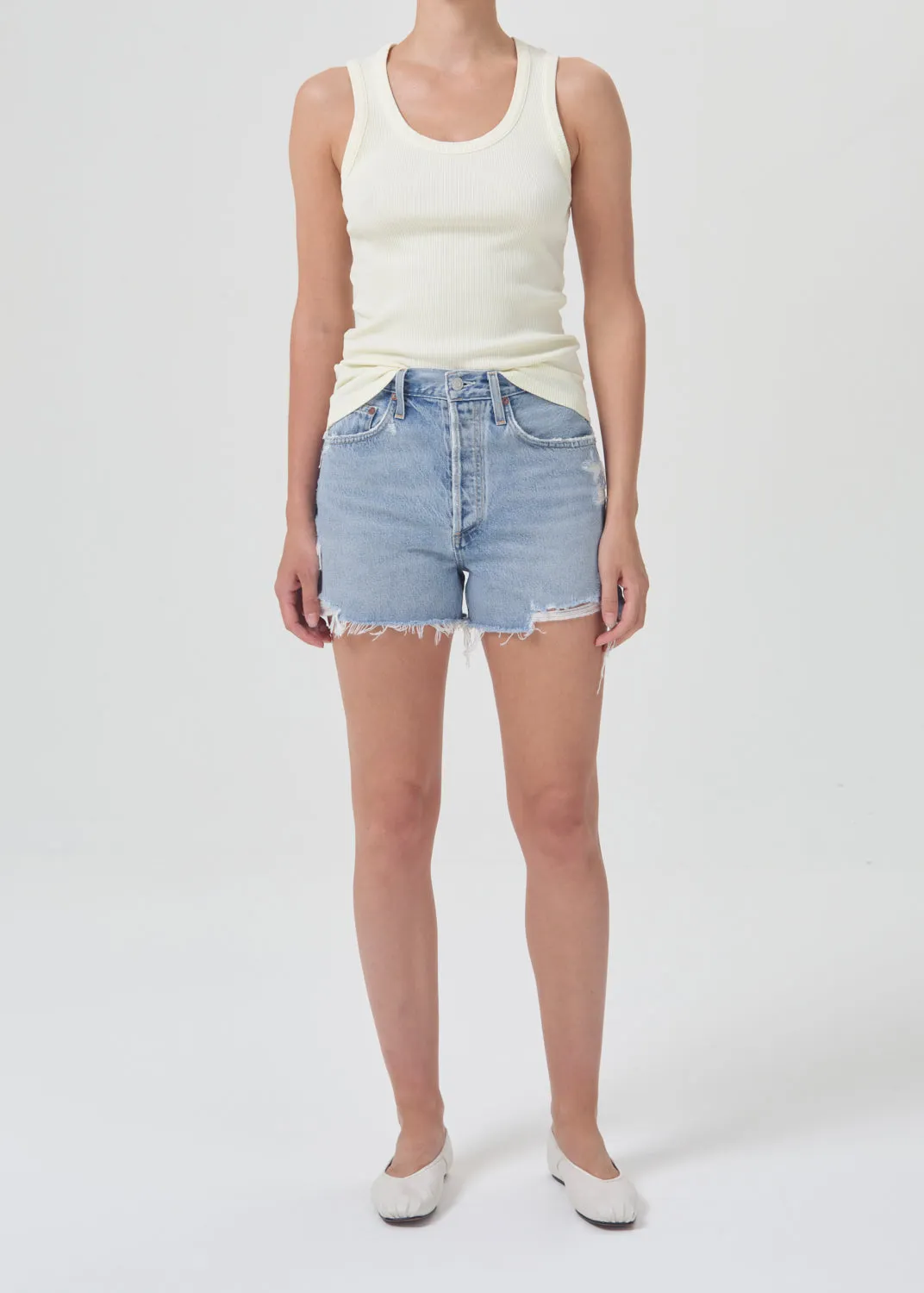 Dee Vintage High Rise Short in Muse sold by Agolde