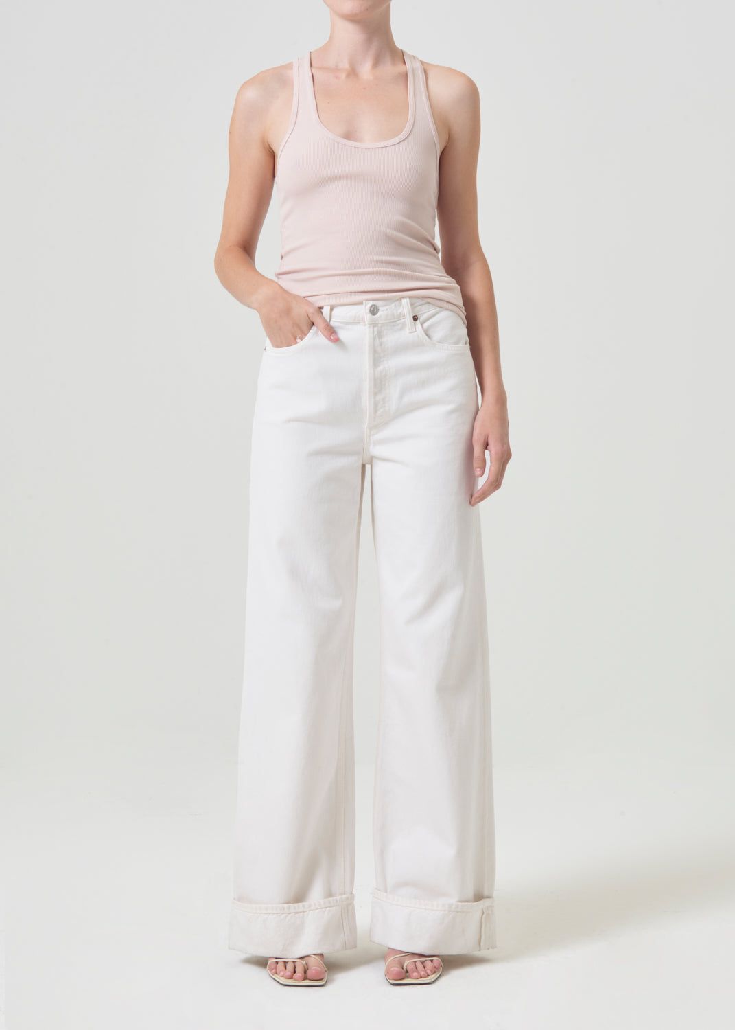 Bianca Tank in Fair sold by Agolde product image thumbnail 2