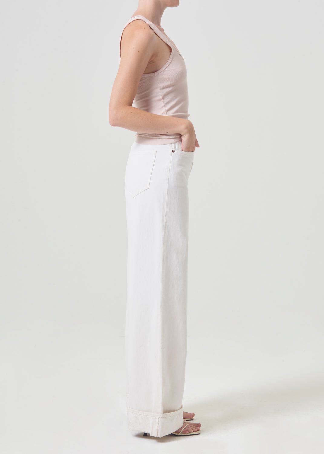 Bianca Tank in Fair sold by Agolde product image thumbnail 4