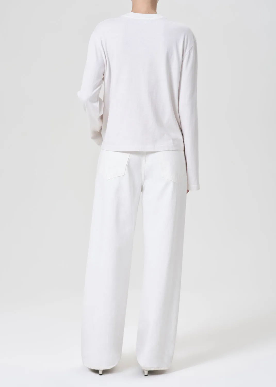 Low Slung Baggy 30.5" in Milkshake sold by Agolde product image thumbnail 2