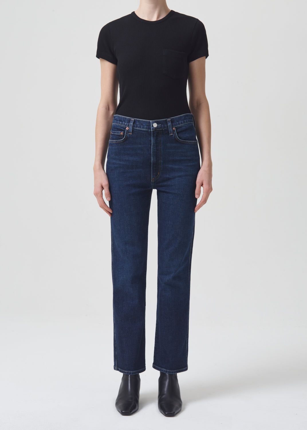 Pinch Waist Kick Flare (STRETCH) in Song sold by Agolde