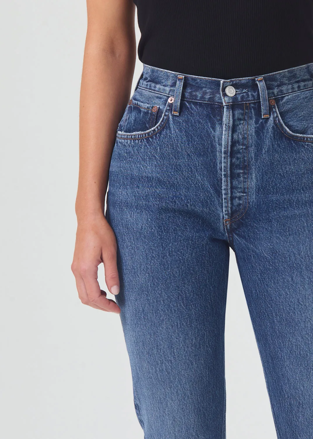 Riley High Rise Straight Crop in Sphere sold by Agolde product image thumbnail 5