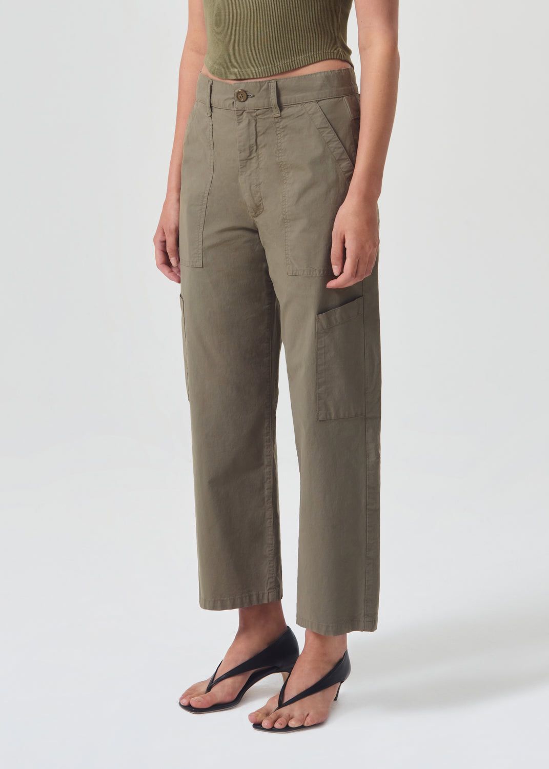 Daria Utility Pant in Duffle sold by Agolde product image thumbnail 4
