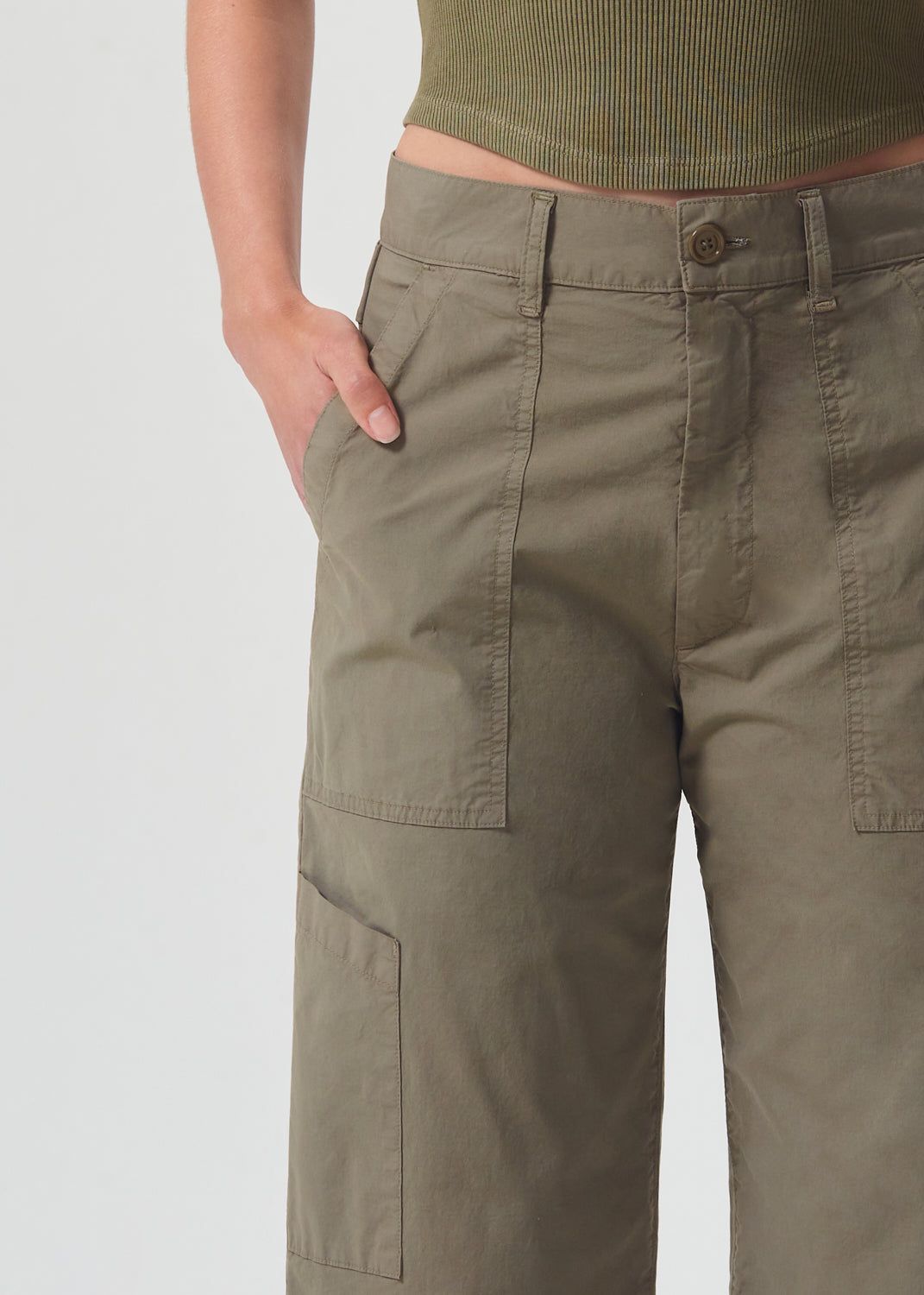 Daria Utility Pant in Duffle sold by Agolde product image thumbnail 5