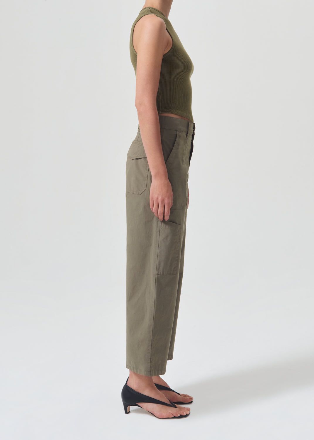Daria Utility Pant in Duffle sold by Agolde product image thumbnail 3