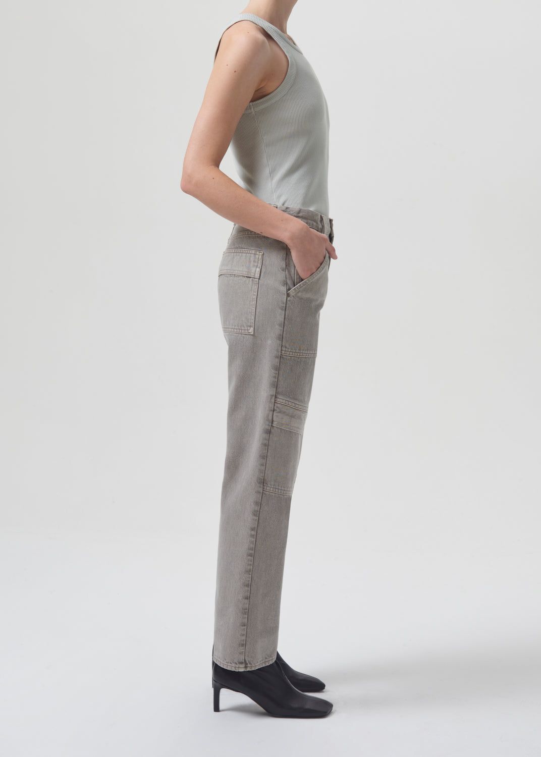 Bailey Tank in Mist sold by Agolde product image thumbnail 3