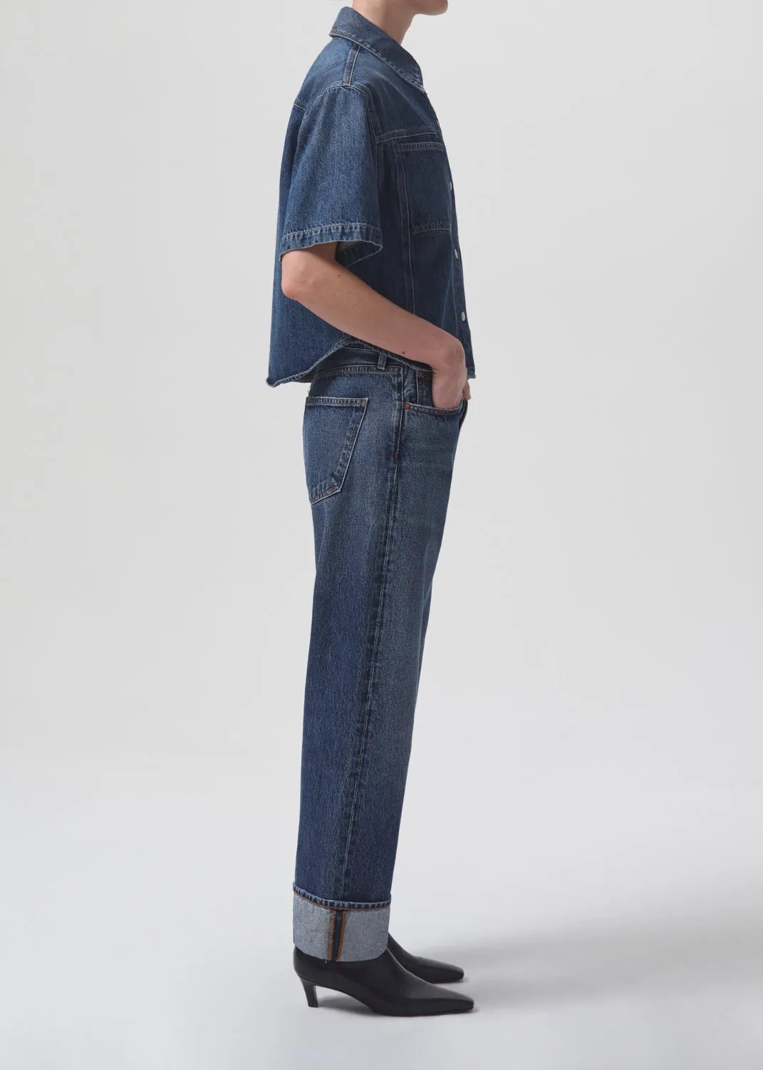 Fran Low Slung Straight in Control sold by Agolde product image thumbnail 3