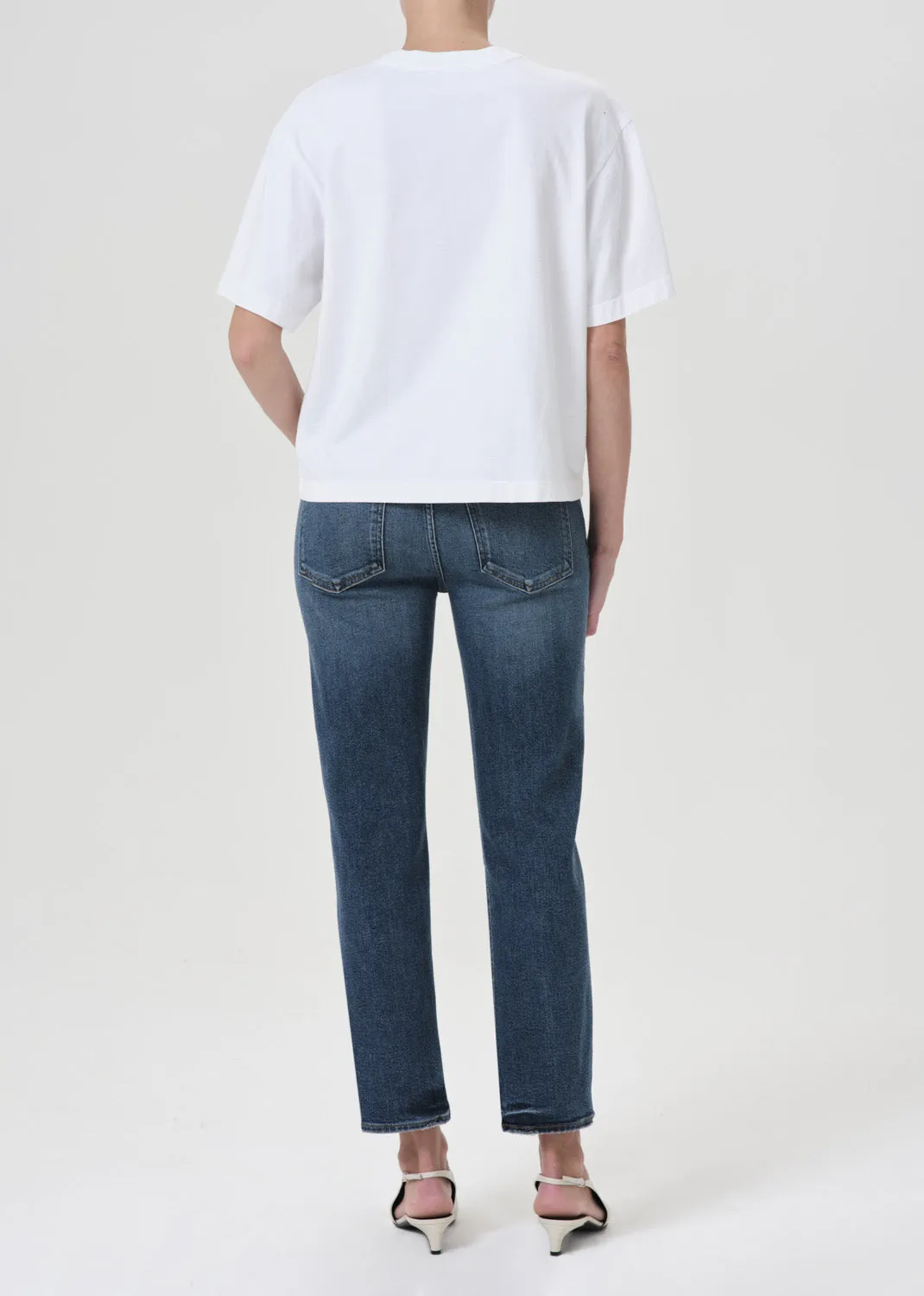 Kye Mid Rise Straight Crop (STRETCH) in Control sold by Agolde product image thumbnail 2