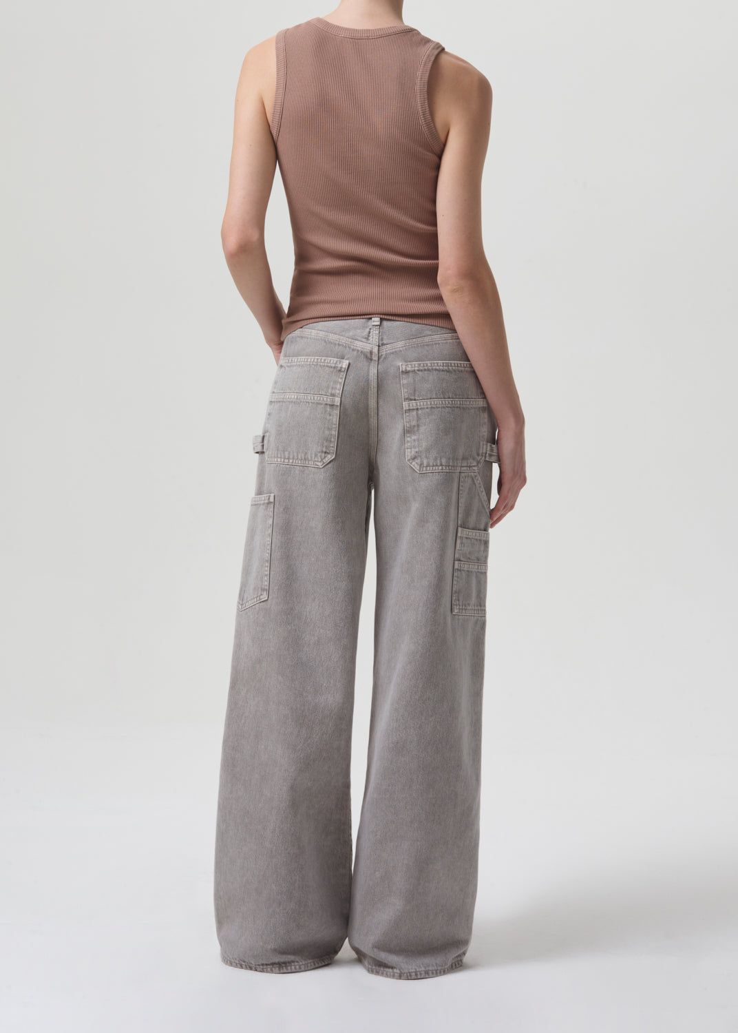 Poppy Tank in Truffle sold by Agolde product image thumbnail 2