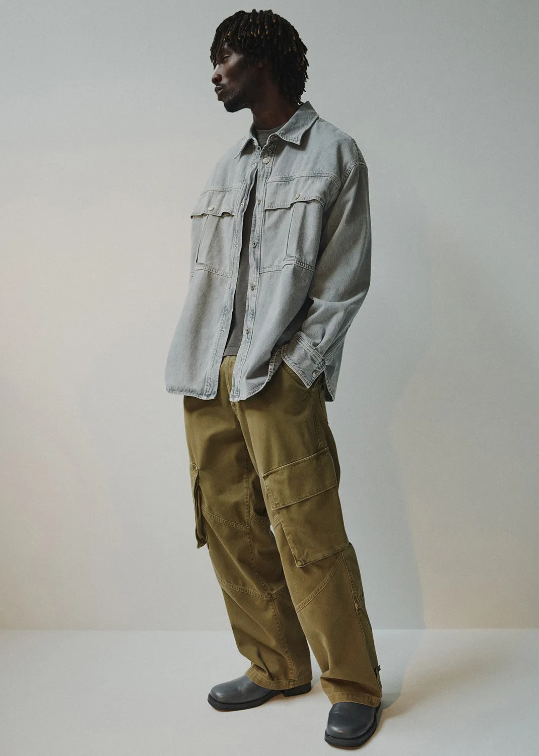 Axel Shirt in Tonic sold by Agolde