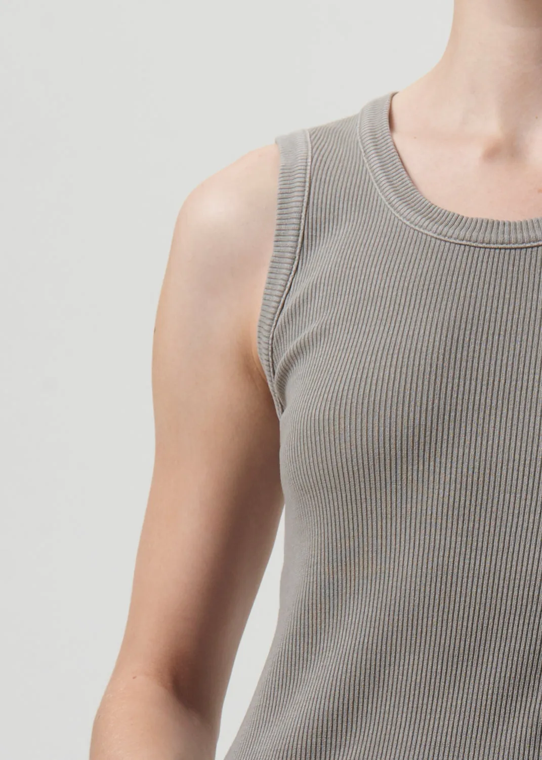 Poppy Tank in Drab sold by Agolde product image thumbnail 5