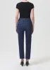 Riley High Rise Straight Crop (Stretch) in Divided sold by Agolde