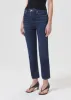 Riley High Rise Straight Crop (Stretch) in Divided sold by Agolde