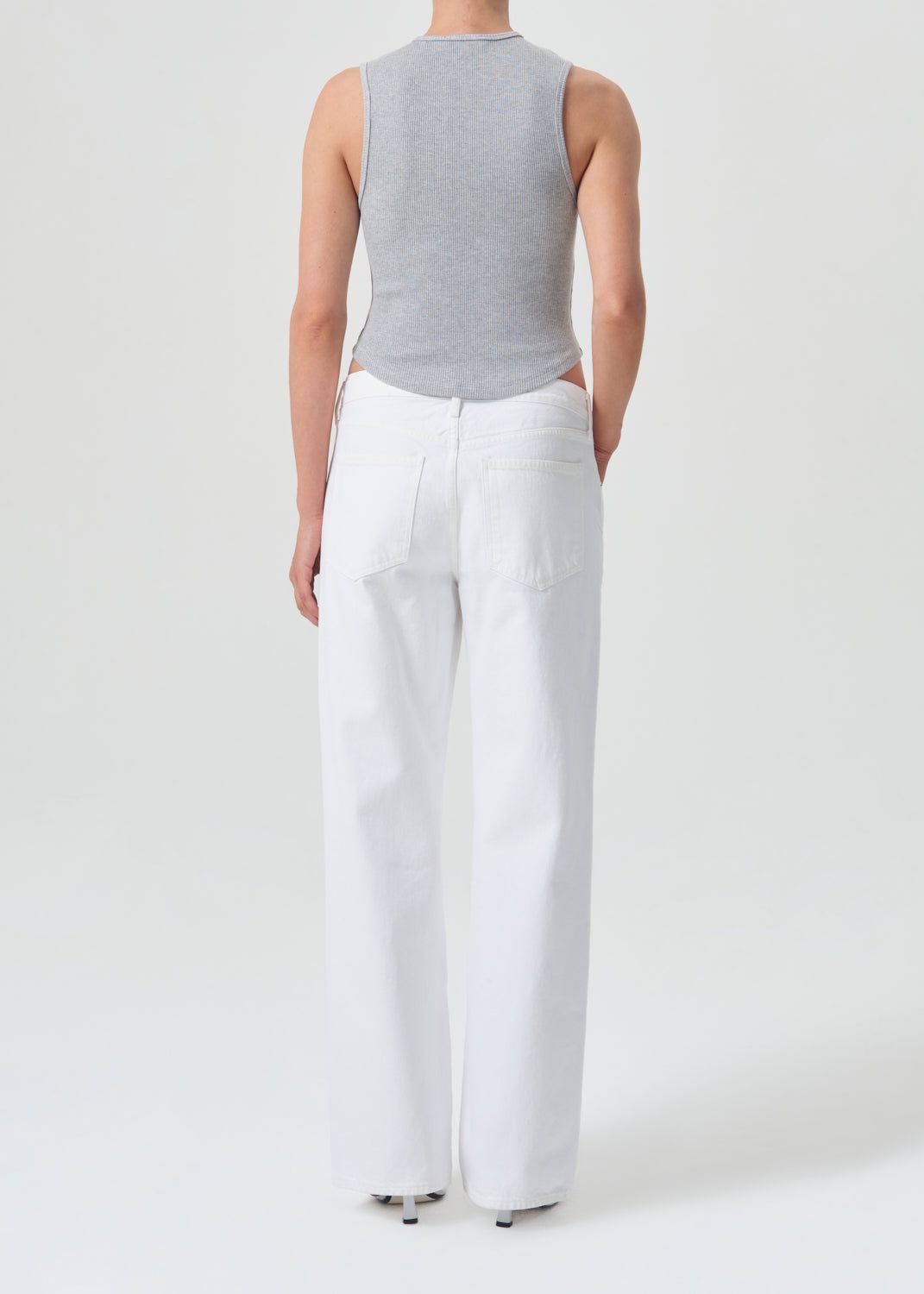 Nova Tank in Grey Heather sold by Agolde product image thumbnail 2