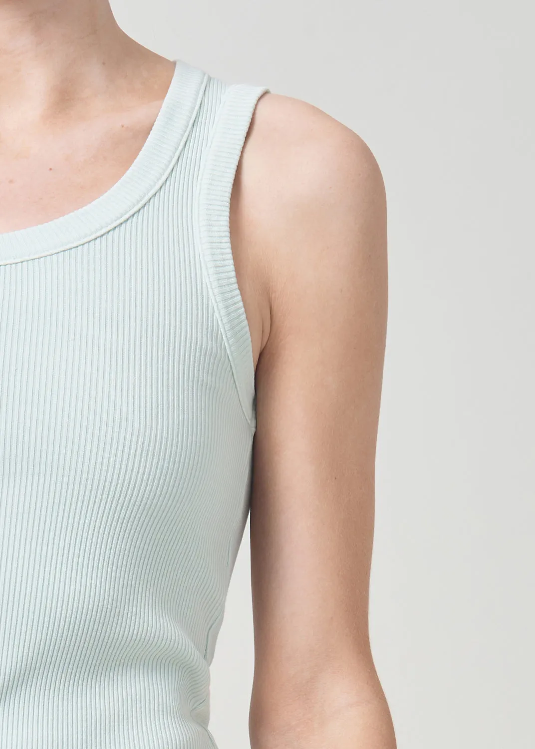Poppy Tank in Mint sold by Agolde product image thumbnail 4