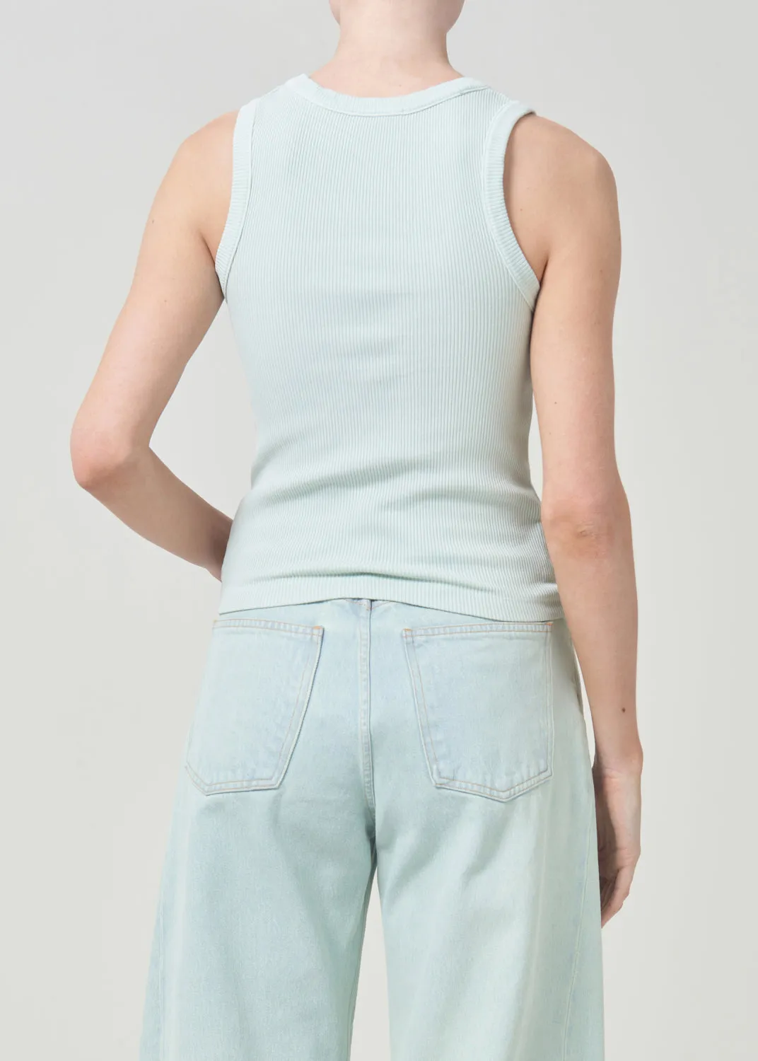 Poppy Tank in Mint sold by Agolde product image thumbnail 3